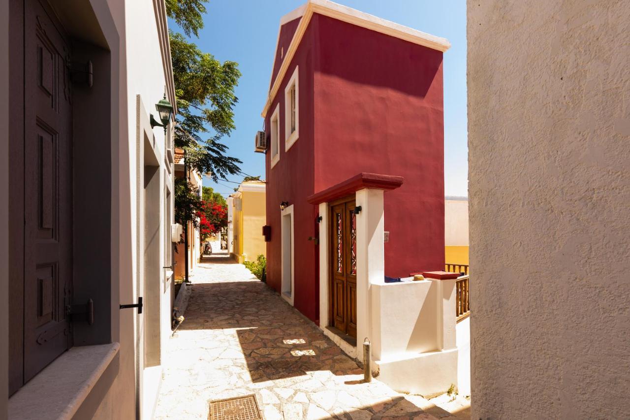 Coralli House Chalki Town Exteriör bild